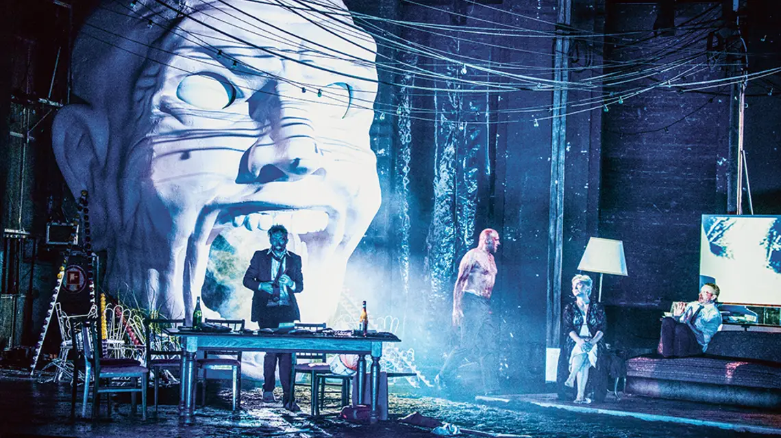 Spektakl „K.” Moniki Strzępki i Pawła Demirskiego, Teatr Polski w Poznaniu, listopad 2017 r. / MAGDA HUECKEL / TEATR POLSKI W POZNANIU