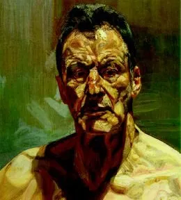 Lucian Freud, "Refleksja (autoportret)", 1985 / 