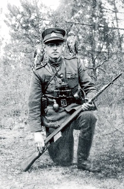 Adolfas Ramanauskas pseudonim „Vanagas” („Jastrząb”), dowódca litewskich partyzantów. Zdjęcie wykonano pod koniec lat 40. lub na początku lat 50. XX wieku. /  / GENOCID.LT