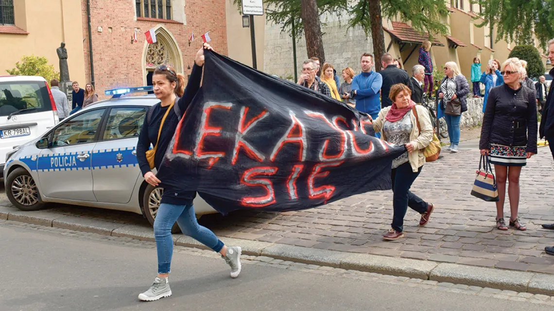 Protest przeciwko bezkarności biskupów, Kraków, maj 2019 r. / MAREK LASYK / REPORTER
