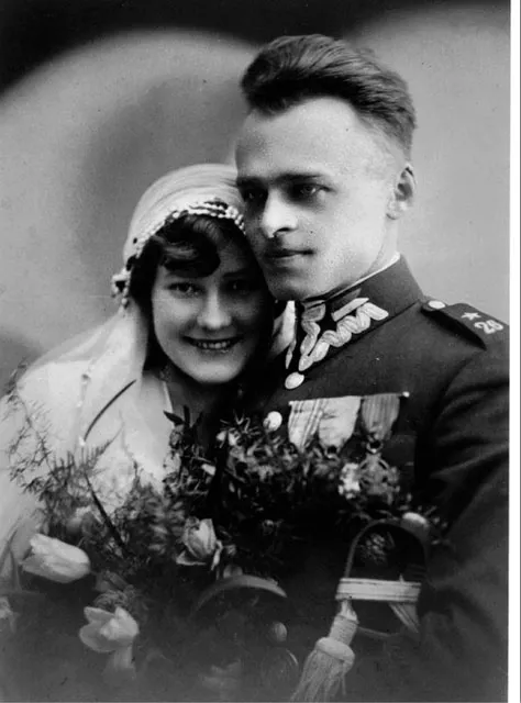 Witold Pilecki z żoną / fot. Archiwum MHW / 