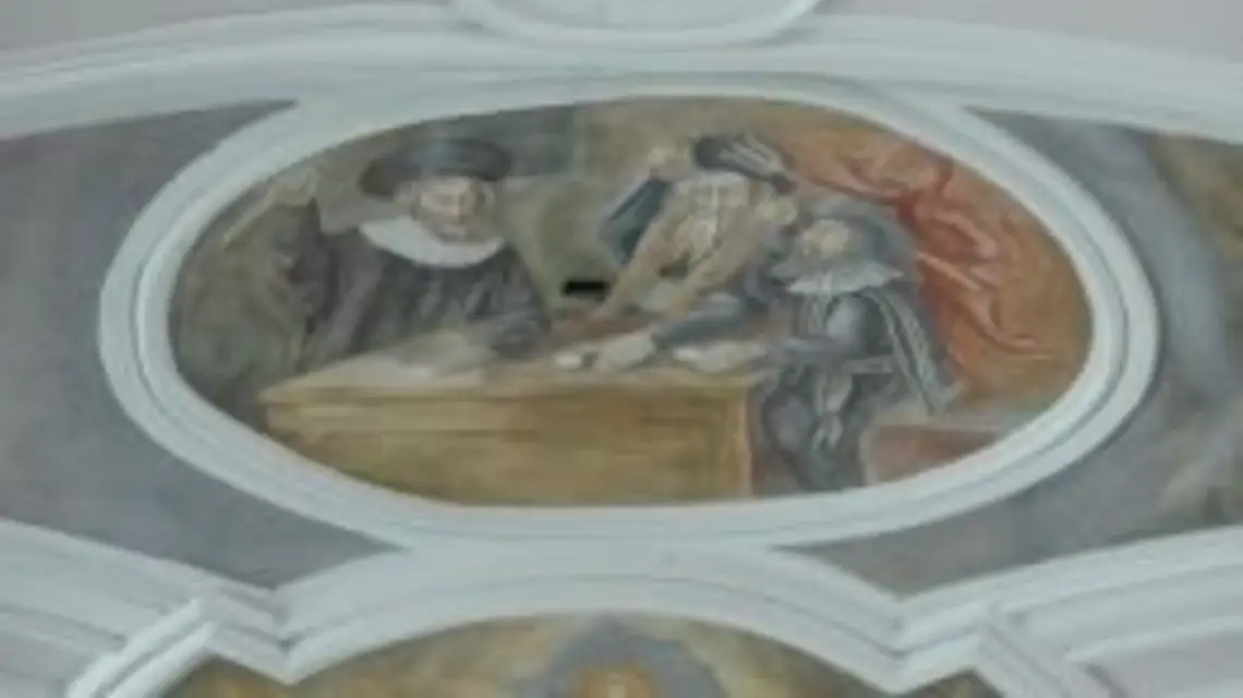 Malowidło na sklepieniu kościoła Najświętszej Krwi Pana Jezusa w Poznaniu / 