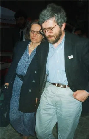 Stanisław Barańczak z żoną Anną, 1995 r. /fot. Mariusz Kubik/(CC)2.5 /Wikipedia / 