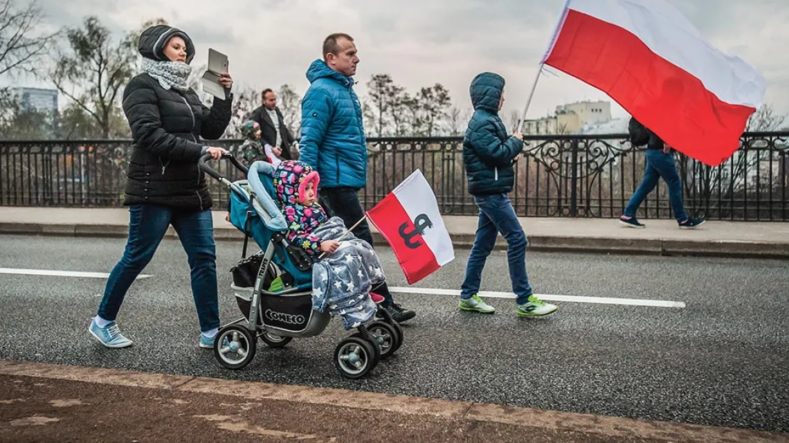 Marsz Niepodległości, Warszawa, 11 listopada 2017 r. / KAROL MAKURAT / REPORTER