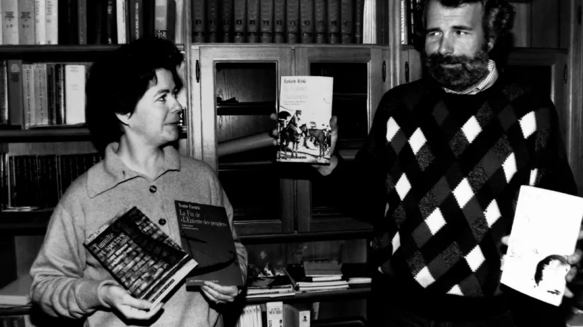 Vera Michalska i Jan Michalski, lata 80. / fot. z archiwum prywatnego / 