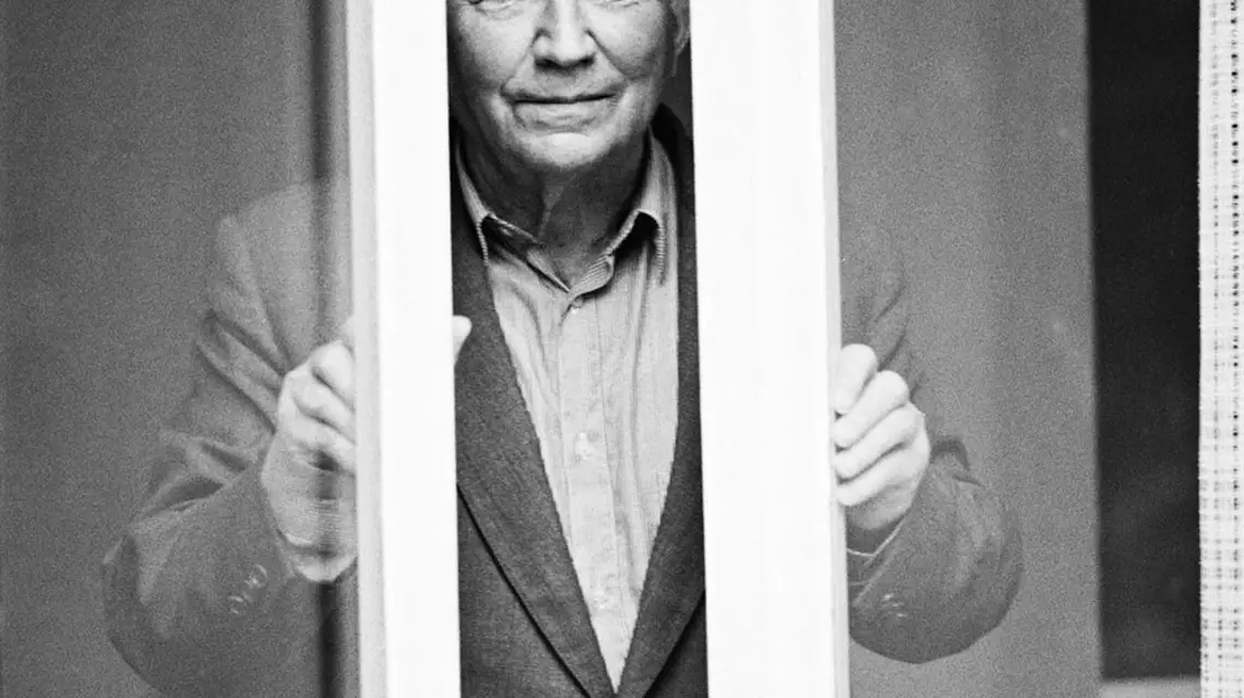 Tadeusz Różewicz (1992 r.) / BRIGITTE FRIEDRICH / SZ-PHOTO / FORUM