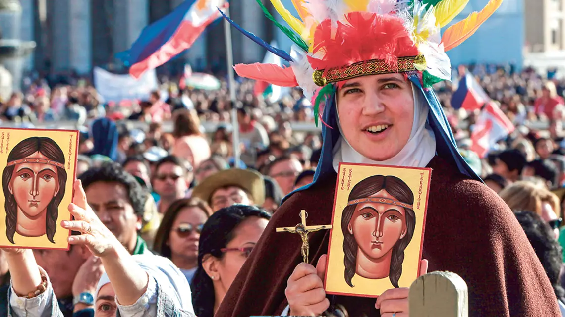 Kanonizacja Katarzyny Tekakwithy, Watykan, 21 października 2012 r. / BARTOSZ MROZOWSKI / KINO ŚWIAT