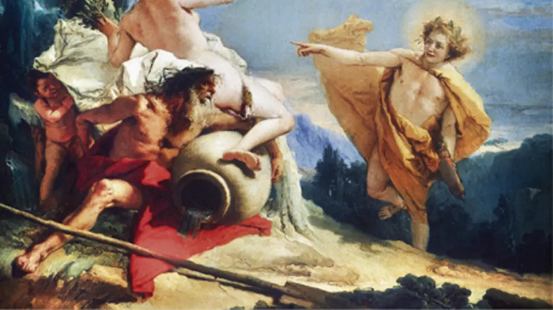 Giovanni Battista Tiepolo (1696–1770) „Apollo i Dafne”. National Gallery of Art, Waszyngton / Fotolink / 