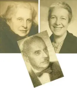Janina Mortkowiczowa,Hanna Mortkowicz-Olczakowa i Jan Gebethner / 