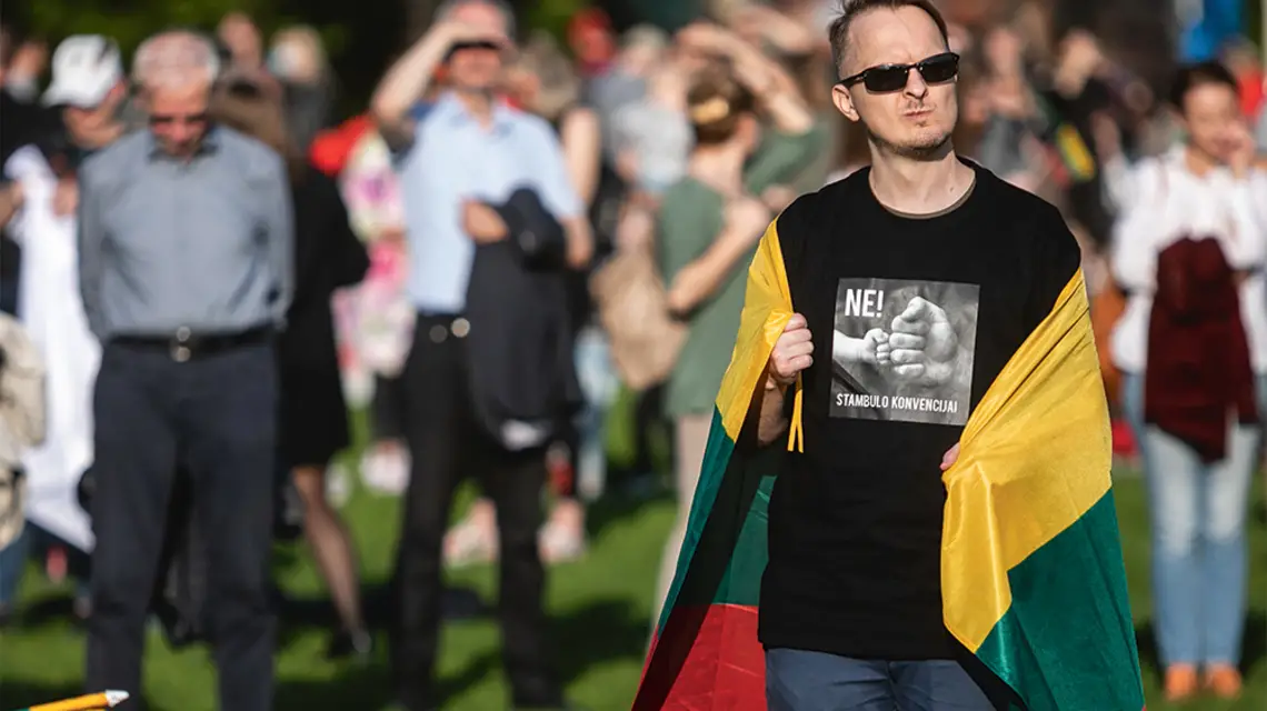 Wielki Marsz w Obronie Rodziny. Wilno, maj 2021 r. / ŽYGIMANTO GEDVILOS NUOTR