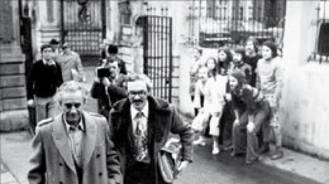 Antonioni i Andrzej Słowicki. Warszawa 1975 r. Fot. Archiwum A.Słowickiego / 