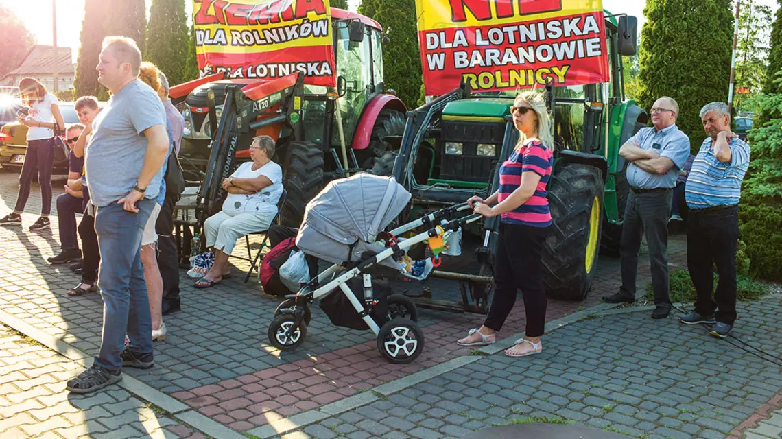 Protest w Baranowie, 23 maja 2018 r. / ADAM CHEŁSTOWSKI / FORUM