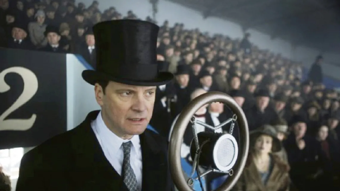 Colin Firth jako król Jerzy VI w filmie "Jak zostać królem" / fot. materiały dystrybutora / 