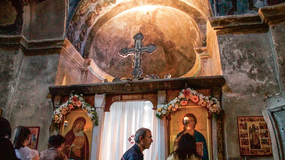 Cerkiew przy klasztorze Matki Bożej Miłościwej, Veljusa, Macedonia, 2016 r. / MIRELLA MAKURAT