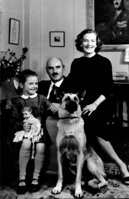 Gen. Władysław Anders z żoną Ireną i córką Anną. Londyn, około 1960 r. / fot. Foka / Forum / 