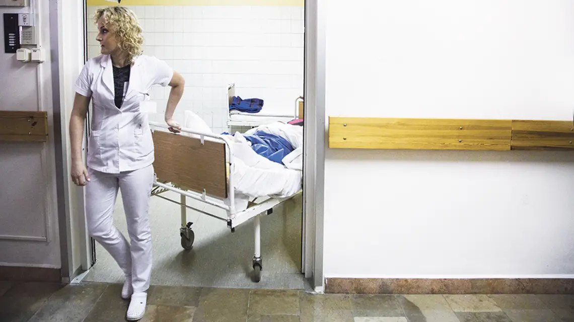 Szpital Wojewódzki w Łomży, luty 2017 r. / MAREK MALISZEWSKI / REPORTER