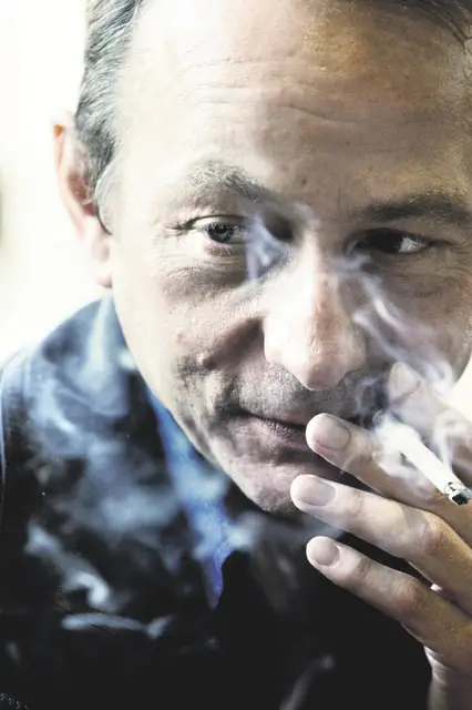 Michel Houellebecq / fot. Ted Sequi, Corbis / 