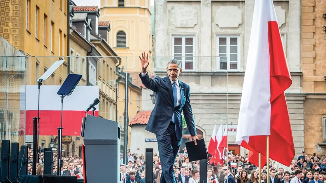 Prezydent Obama w Warszawie.  4 czerwca 2014 r. / JAKUB KAMIŃSKI / EAST NEWS