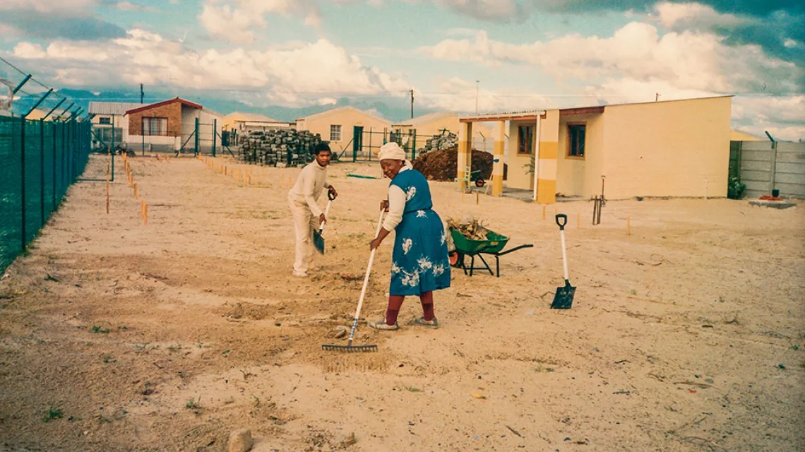 Ogród warzywny w Cape Flats – w latach 80. XX w., pierwszych latach istnienia... / ARCHIWUM ABALIMI BEZEKHAYA