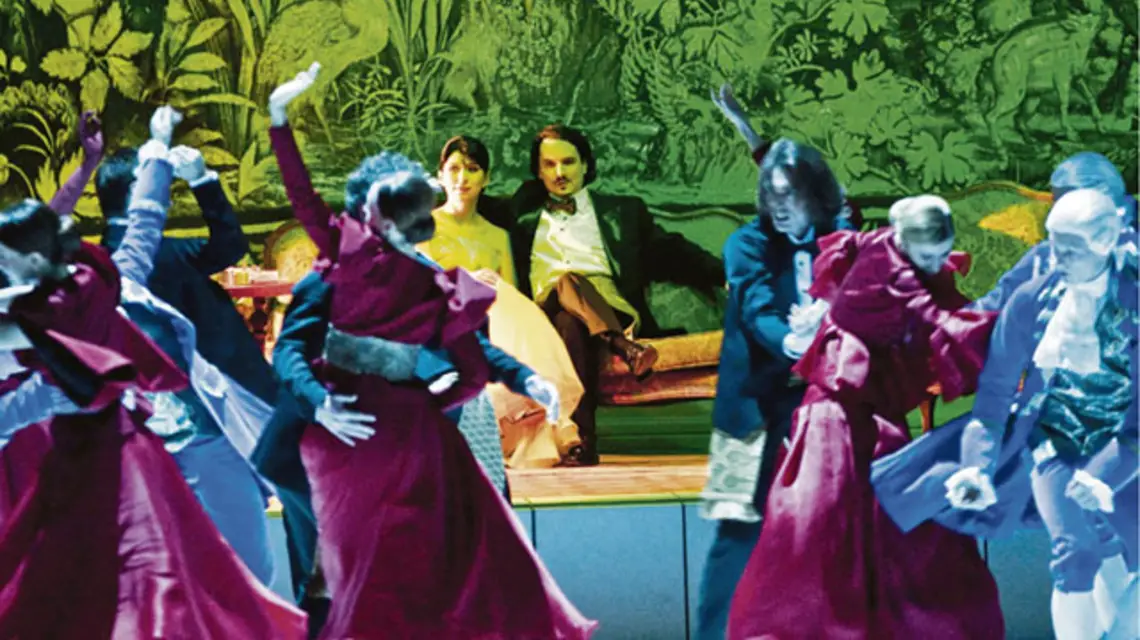 Małgorzata Pańko (Zofia) i Artur Ruciński (Janusz) w inscenizacji opery Moniuszki autorstwa Natalii Korczakowskiej. Warszawa, Teatr Wielki - Opera Narodowa / fot. Krzysztof Bieliński / Opera Narodowa / 