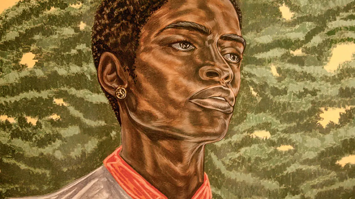 Toyin Ojih Odutola, z serii „Scenes of Exchange”, pastel, 2018 r. / PIOTR KOSIEWSKI