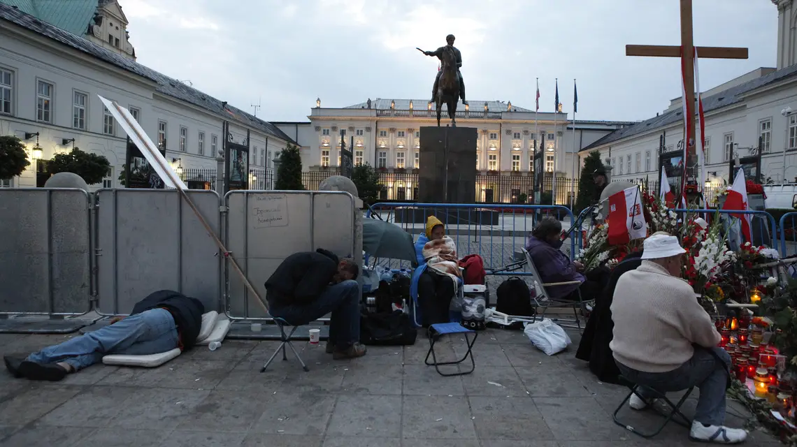 Krakowskie Przedmieście, Warszawa, sierpień 2010 / fot. Grzegorz Jakubowski / PAP / 
