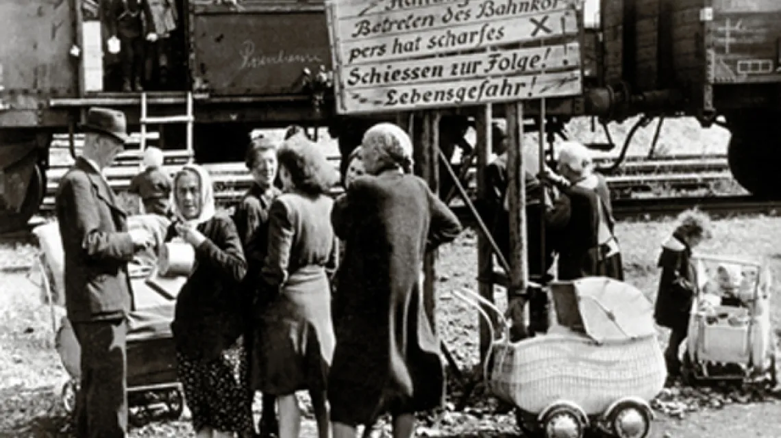 Niemcy zmuszeni do opuszczenia Czechosłowacji /fot. KNA-Bild / 