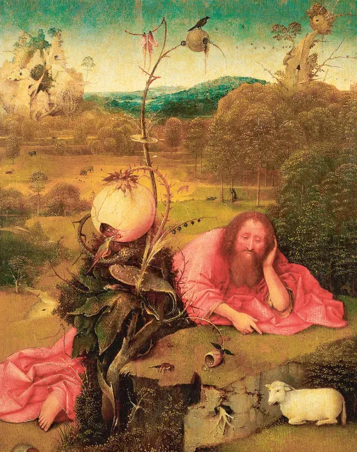 Hieronim Bosch „Święty Jan Chrzciciel na pustyni”, ok. 1489 r. Muzeum Lazaro Galdiano w Madrycie / EAST NEWS