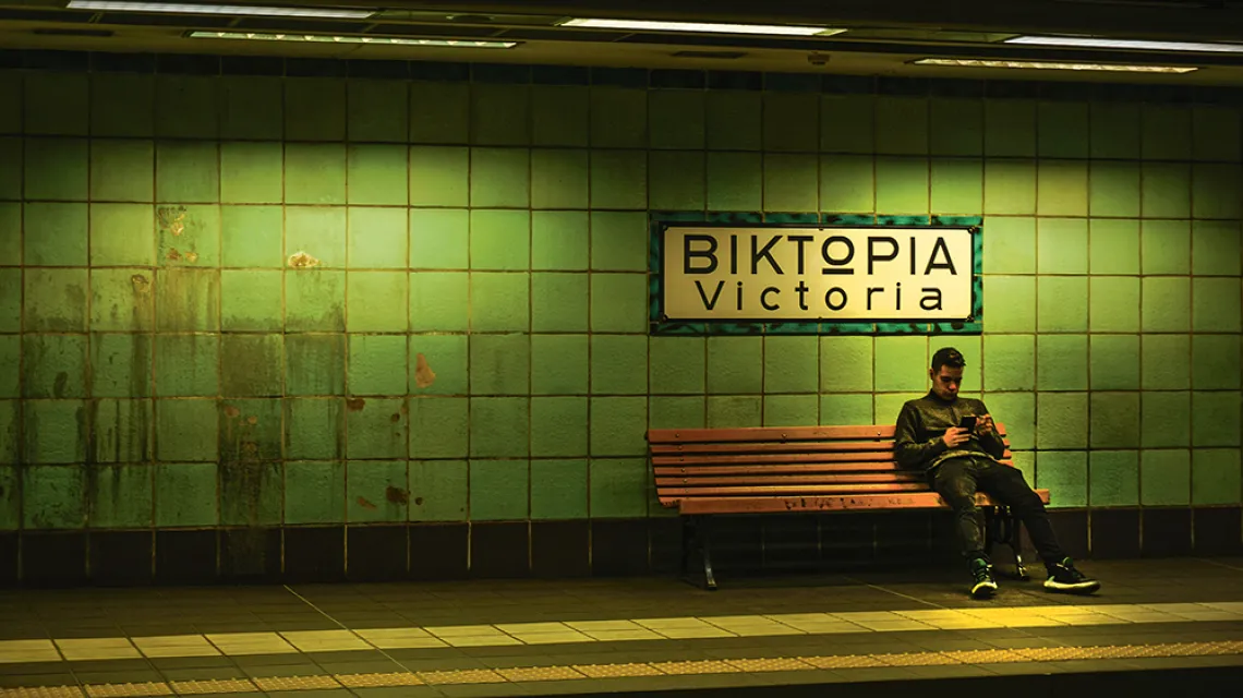 Stacja metra przy placu Wiktorii, Ateny, listopad 2019 r. / ULA IDZIKOWSKA