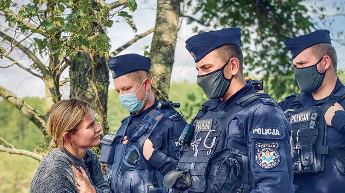 Paulina Bownik w Usnarzu Górnym, 31 sierpnia 2021 r. / ANNA MARIA BINIECKA