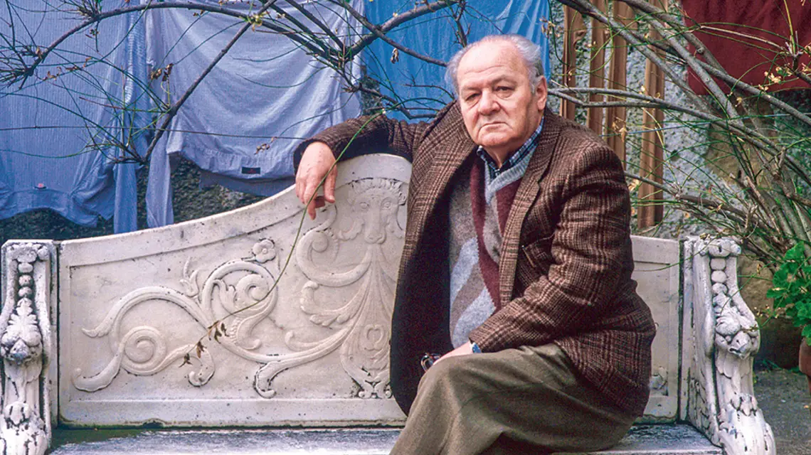 Gustaw Herling-Grudziński, wrzesień 2000 r. / BASSO CANNARSA / EAST NEWS