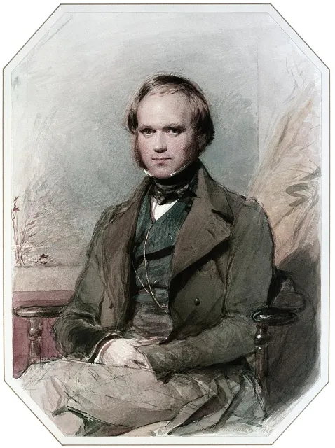 Karol Darwin na portrecie George’a Richmonda, 1840 r. / domena publiczna