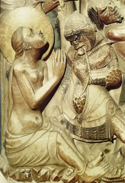 Johan Pere, Męczeństwo św. Tekli. Fragment ołtarza w katedrze Tarragonie, Katalonia, XV w. / fot. The Bridgeman Art Library / 