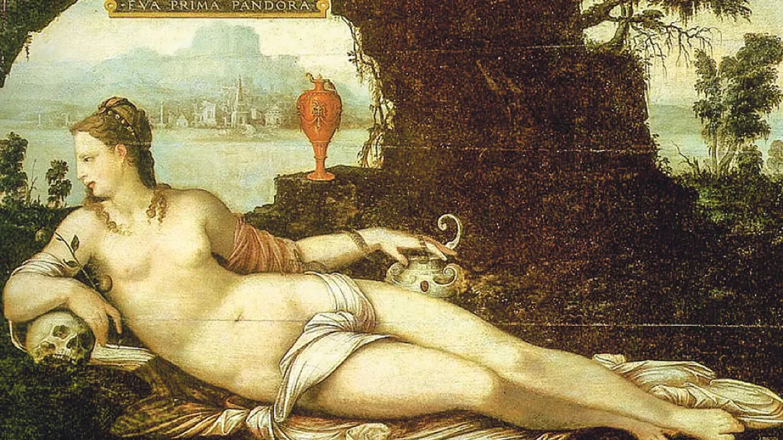 Guido Cagnacci „Pokutująca Magdalena”, XVII w., Galleria Nazionale d’Arte Antica, Rzym / / DOMENA PUBLICZNA