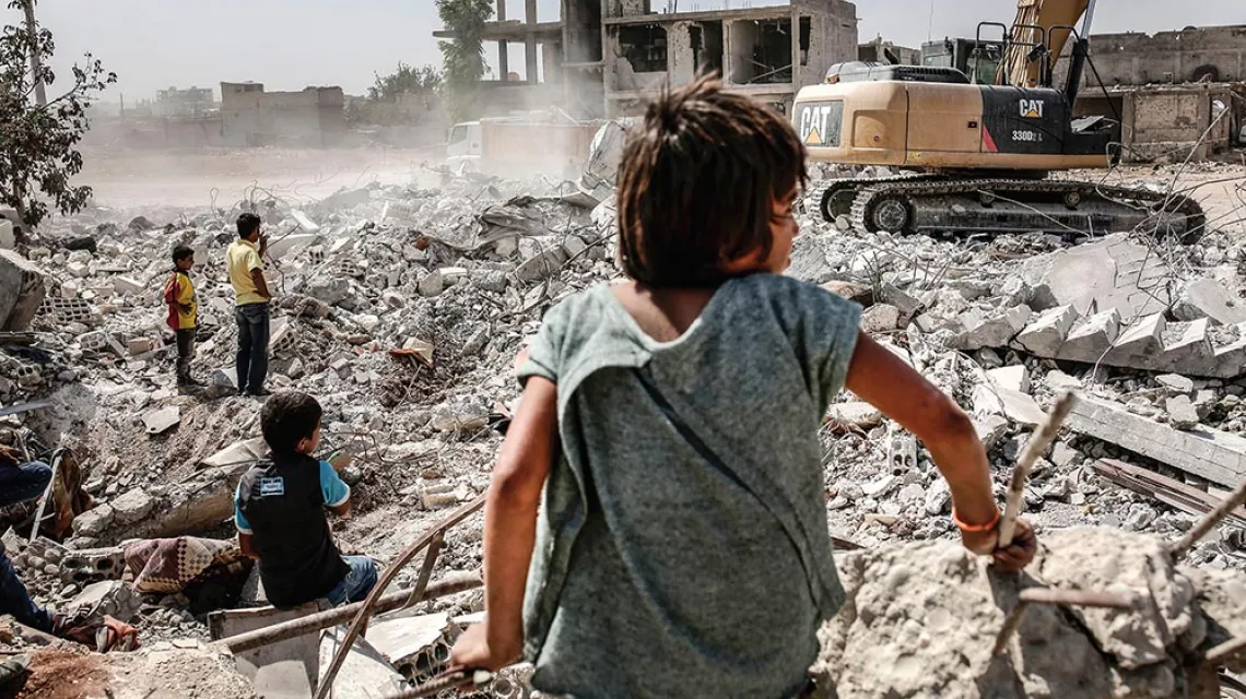 Kobane, Syria, wrzesień 2015 r. / YASIN AKGUL / AFP / EAST NEWS