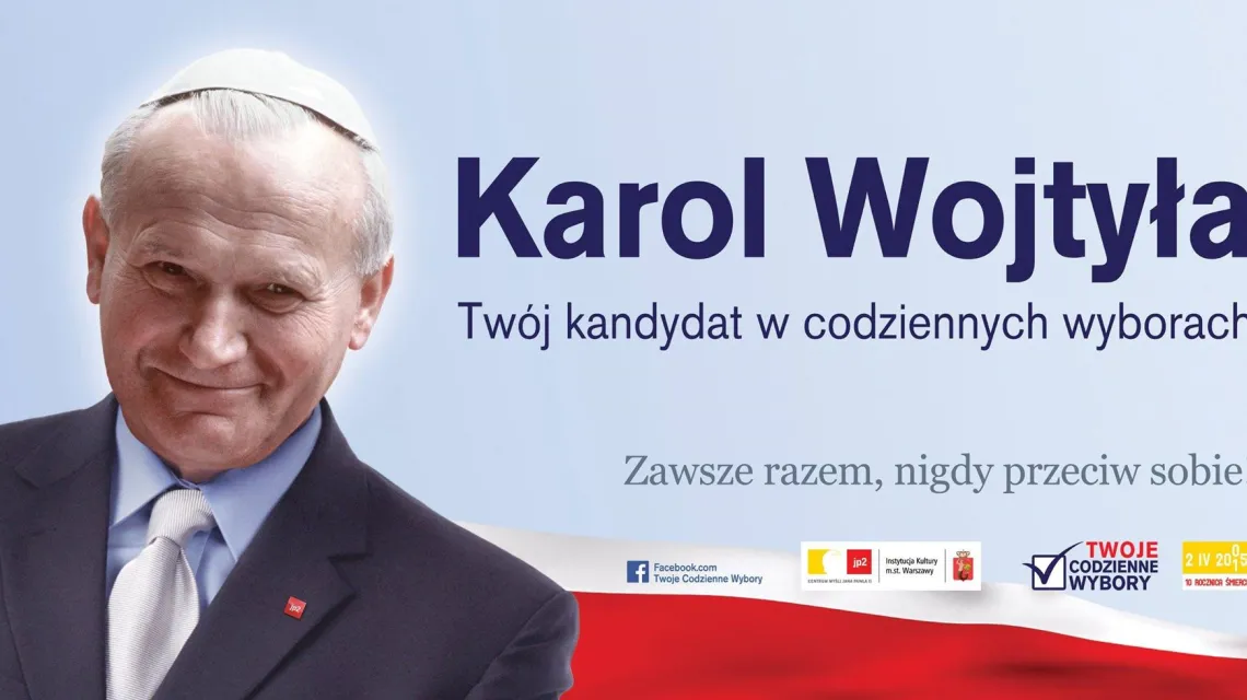 Billboard z Karolem Wojtyłą / facebook.com/TwojeCodzienneWybory