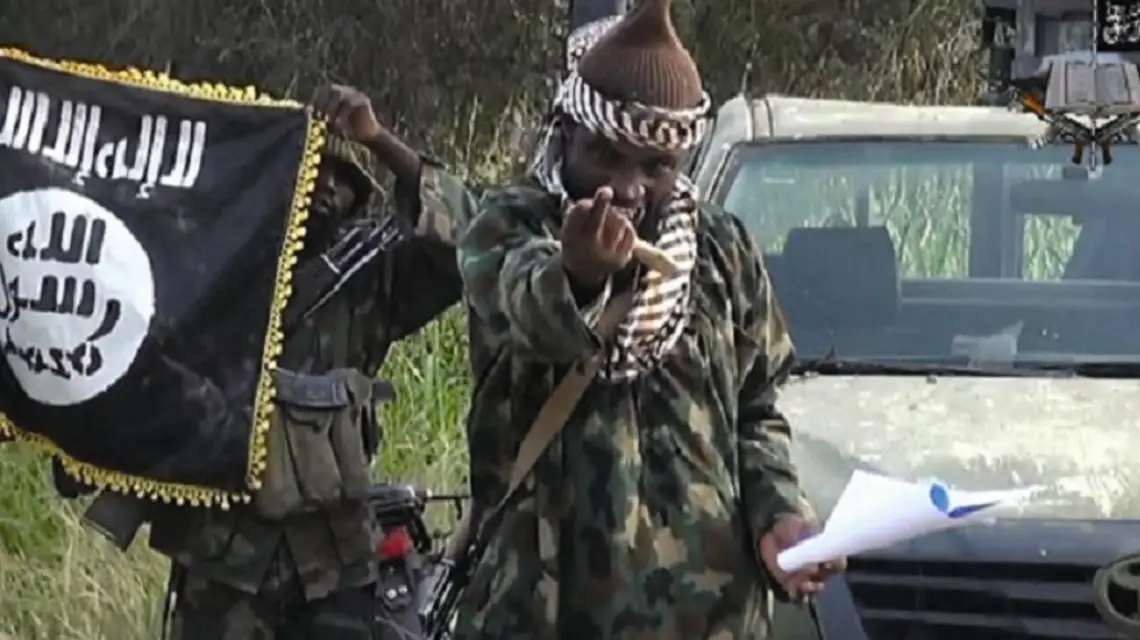 Abubakar Shekau, przywódca Boko Haram. Październik 2014 r./Foto: AFP / EAST NEWS