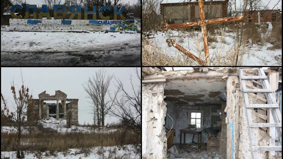 Siemionowka, Ukraina, grudzień 2014 r.