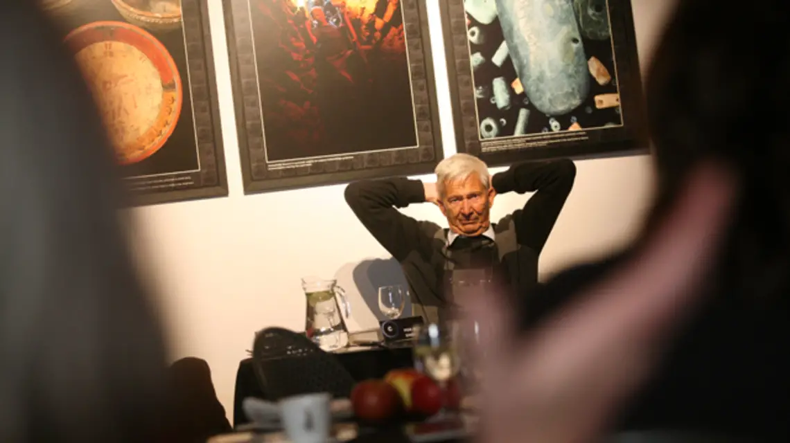 Per Olov Enquist podczas Festiwalu im. Conrada /fot. Tomasz Żurek / 