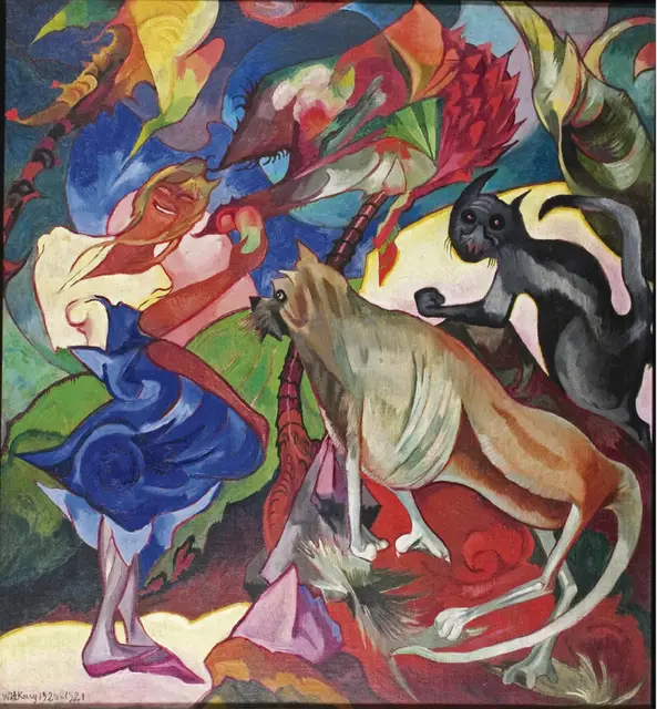 Witkacy, "Marysia i Burek na Cejlonie", 1920-21 / Muzeum Narodowe w Krakowie / 