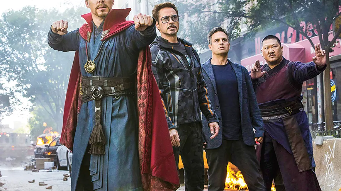 Kadr z nominowanego do Oscara 2019 za efekty specjalne filmu „Avengers: Wojna bez granic”, produkcji Marvela / MATERIAŁY PRASOWE