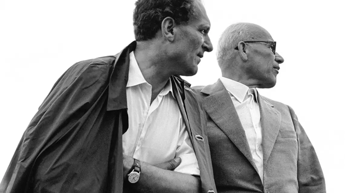 Mieczysław Moczar i Władysław Gomułka, lata 60. XX w. / ARTUR STAREWICZ / EAST NEWS