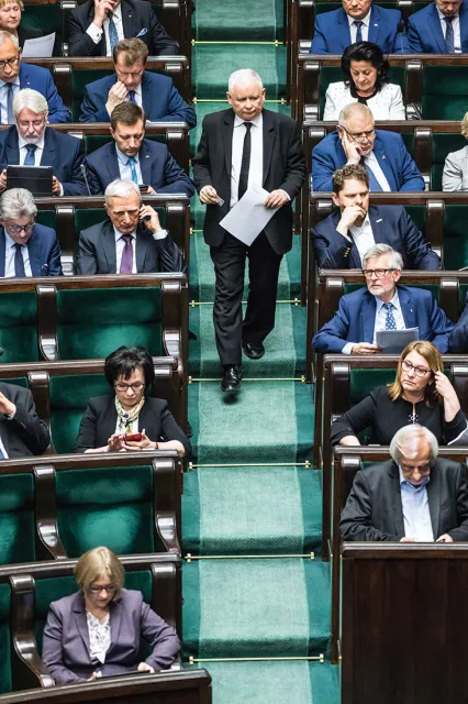 Jarosław Kaczyński w Sejmie, 16 maja 2019  r. / WOJCIECH STRÓŻYK / REPORTER