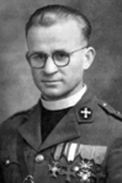 o. Adam Studziński jeszcze jako kapelan wojskowy, rok 1947 /fot. archiwum prywatne / 