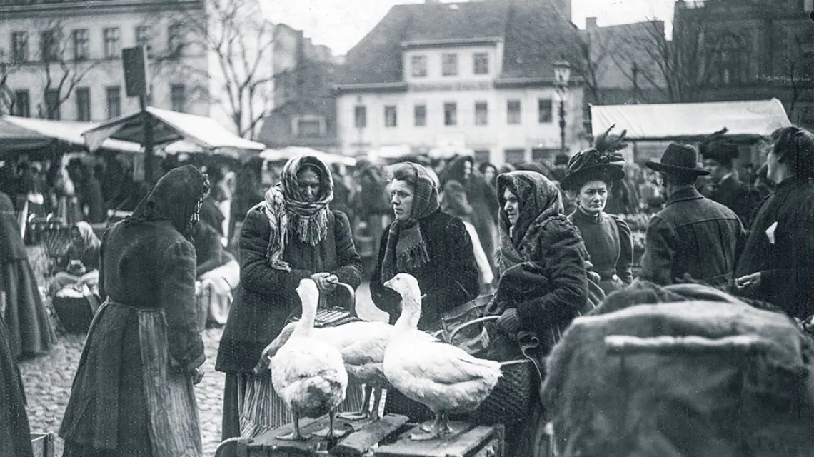 Targ w Poznaniu, rok 1910. / HAECKEL ARCHIV / BEW