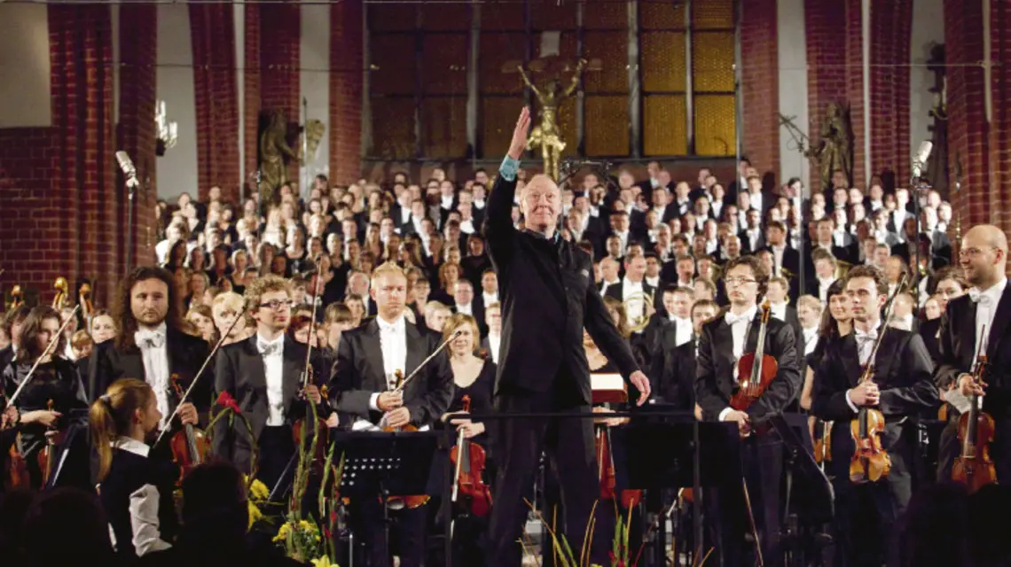 Requiem Berlioza, „Grande Messe des Morts” pod dyrekcją Paula McCreesha, kościół św. Marii Magdaleny, Wrocław, 12 września 2010 r. /fot. Łukasz Rajchert, Wratislavia Cantans / 