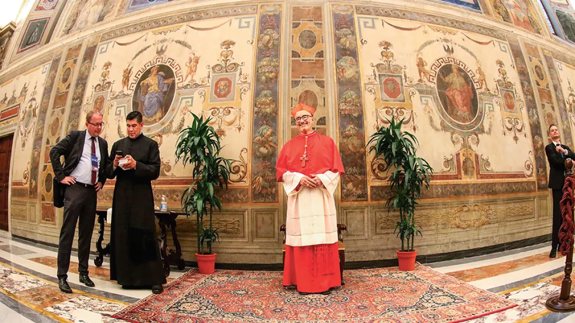 Kard. Michael Czerny w Pałacu Apostolskim, Watykan, 5 października 2019 r. / FRANCO ORIGLIA / GETTY IMAGES