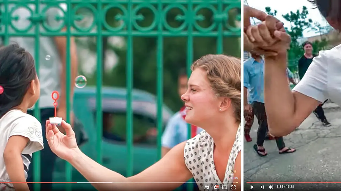 Kadry z filmów Louisa Cole’a o jego podróży do Korei Północnej, 2016 r. / YOUTUBE