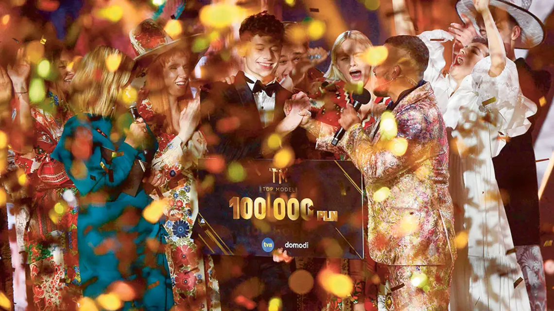 Dawid Woskanian – zwycięzca Top Model 2019 / RADOSŁAW NAWROCKI / FORUM