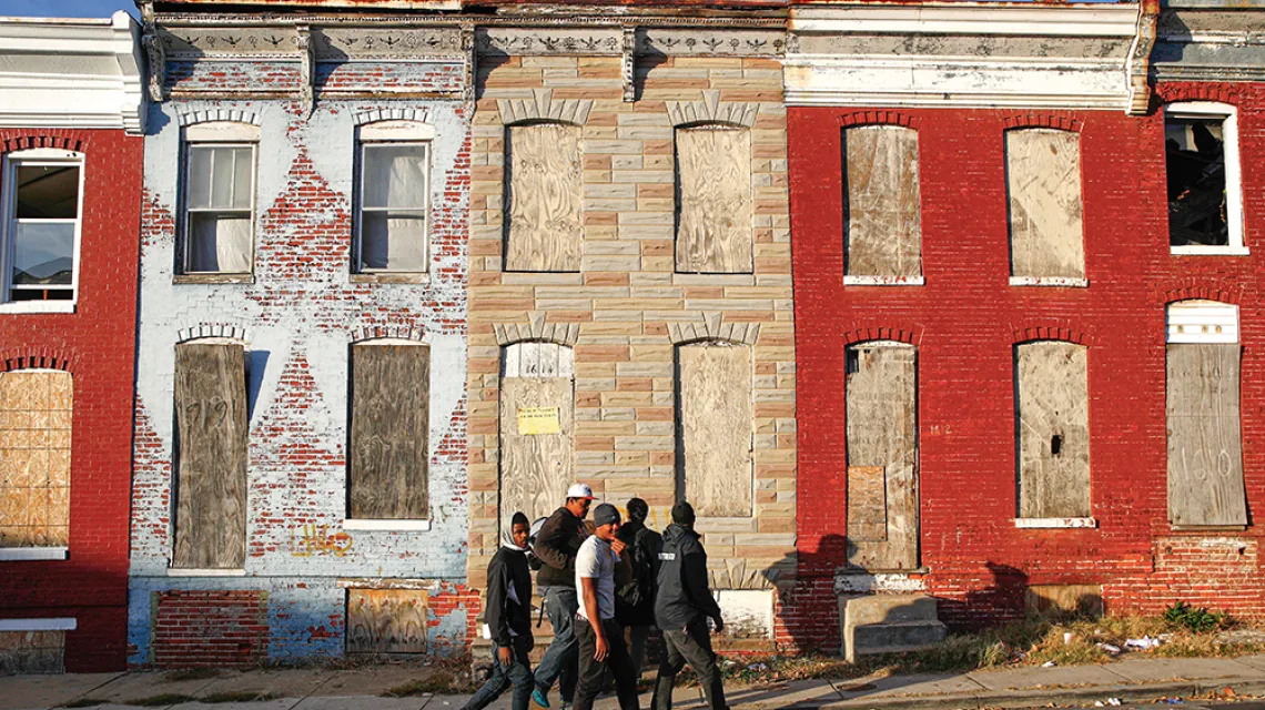 Opuszczone przedmieścia Baltimore, 2017 r. / PATRICK SEMANSKY / AP/ EAST NEWS